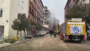 Výbuch v centru Madridu