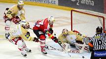 Slavia - Pardubice: Adam Svoboda brzy inkasoval