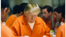 Multidisciplinární umělec David Zinyama si představoval, jak by asi chutnala Donaldu Trumpovi vězeňská strava