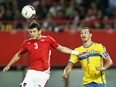 Rakousko - Švédsko: Aleksandar Dragovic a Zlatan Ibrahimovic