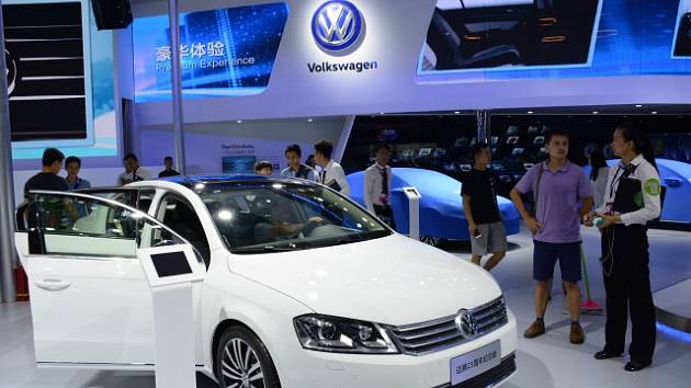 Volkswagenu v Číně, ilustrační foto.