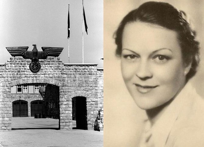 Česká herečka Anna Letenská (1904-1942). Gestapo ji zatklo 2. září 1942, poté skončila v koncentračním táboře Mauthausen.