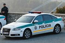 Vůz slovenské policie - ilustrační foto