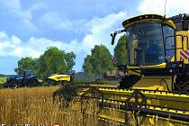 Konzolová hra Farming Simulator 15.