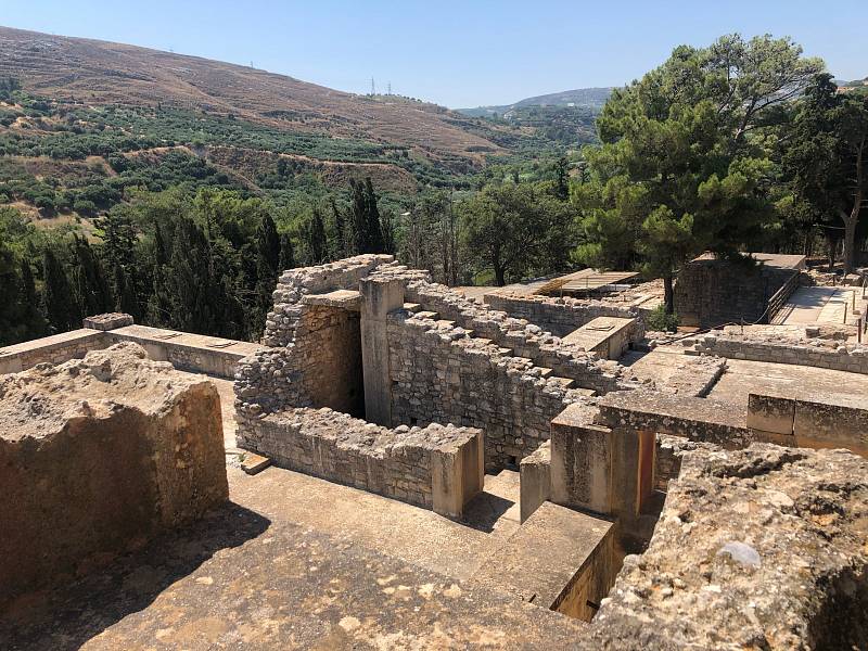 Dovolená na Krétě. Návštěva paláce Knossos