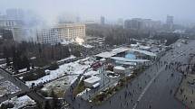 Krvavé střety v Kazachstánu