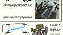 Diagonální dvouokruhová brzdová soustava. Takto navržený brzdový okruh snižoval nebezpečí selhání všech brzd v případě jeho poruchy a zajišťoval funkci brzdy alespoň jednoho předního a jednoho zadního kola na každé straně. U Saabu již v roce 1963.
