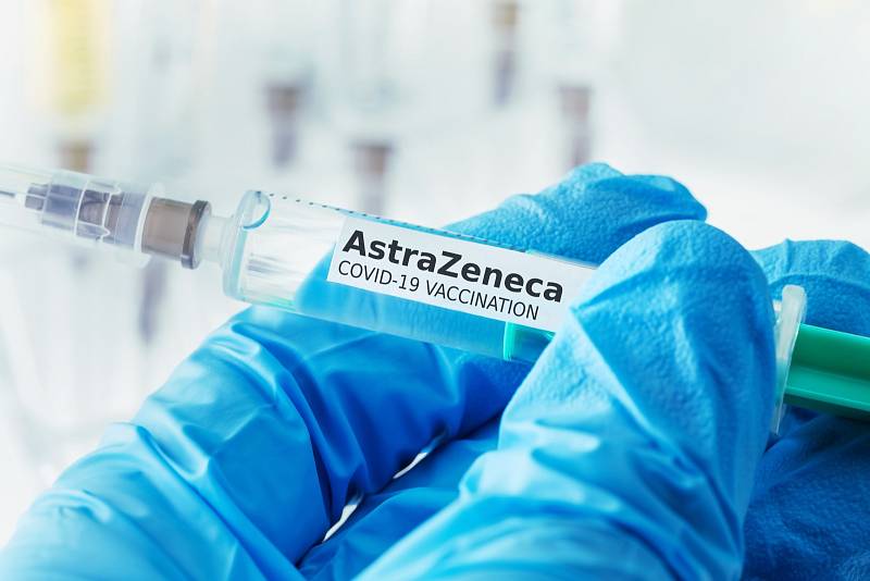 Vakcína proti covidu AstraZeneca.