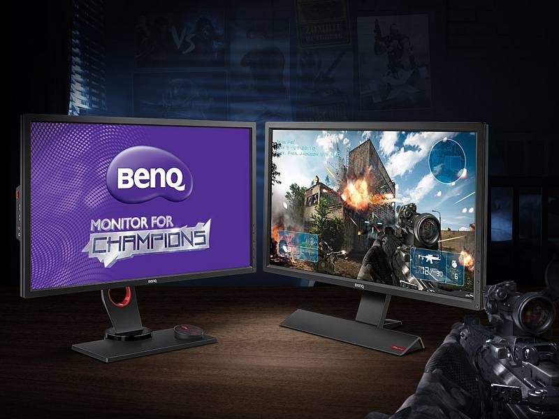 Herní monitory BenQ RL2755HM a XL2730Z.