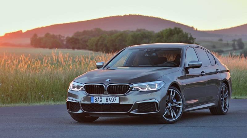 BMW M550d.