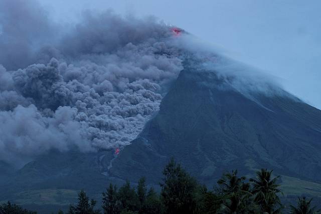 Filipínská sopka Mayon