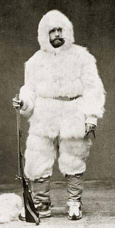 Julius Payer v oděvu polárníka