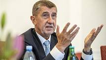 Premiér Andrej Babiš poskytl 16. června 2020 rozhovor Deníku