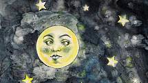 Jedním z objektů, v němž lidi často vidí lidskou tvář, je Měsíc. Na základě toho vznikly i mnohé ilustrace.