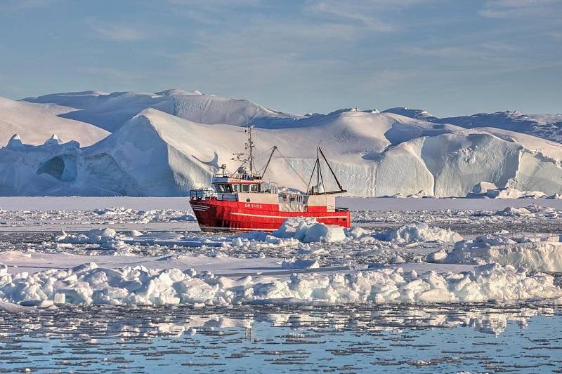 Ledu je v Grónsku čím dál méně.