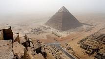 Egyptské pyramidy, ilustrační foto