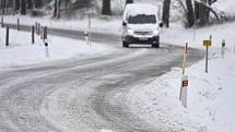 Naposledy na přelomu týdne, kdy do Česka dorazilo zimní počasí, které s sebou přineslo husté sněžení a mrazy.