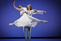 Zkouška baletu Ballettissimo, složené ze tří choreografií současných tvůrců.