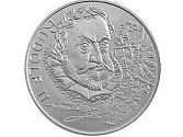 Stříbrná dvousetkoruna ke 400. výročí úmrtí římského císaře a českého krále Rudolfa II.