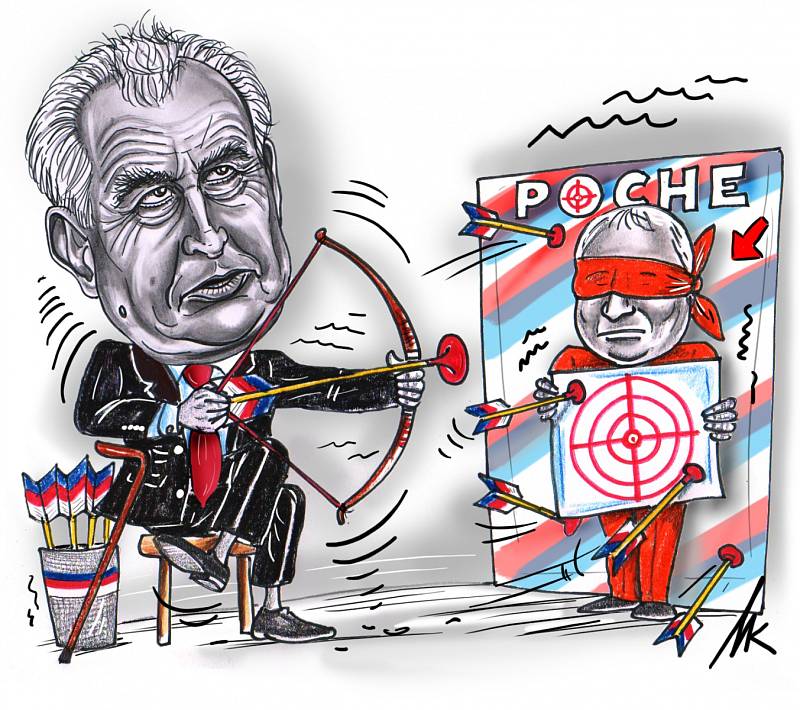 Miloš Zeman a Miroslav Poche.