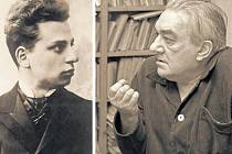 Spřízněni duchem. Básníci Rainer Maria Rilke (vlevo) a Vladimír Holan.