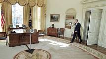 U slavného stolu během svého působení v prezidentském úřadu zasedal i George W. Bush.