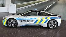 BMW i8 ve službách Policie ČR.