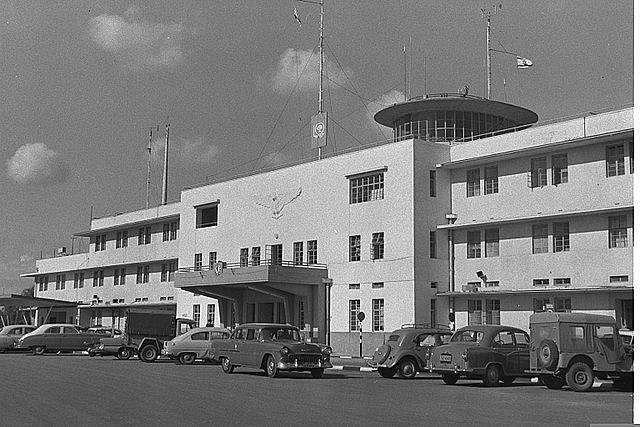 Letiště Lod v roce 1958