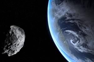 Asteroid 2022 AP7 má průměr 1,1 až 2,3 kilometru a je podle odborníků největším potenciálně nebezpečným asteroidem objeveným od roku 2014. Ilustrační foto.