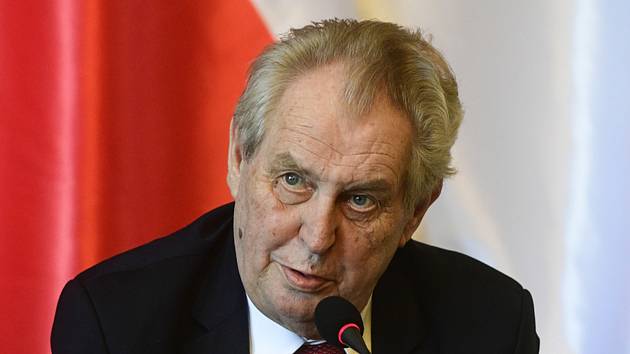 Český prezident Miloš Zeman