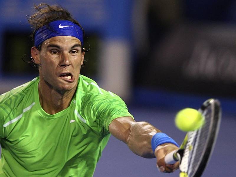 Rafael Nadal ve finále Australian Open.