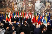 Summit lídrů 27 zemí Evripské unie se v Římě.
