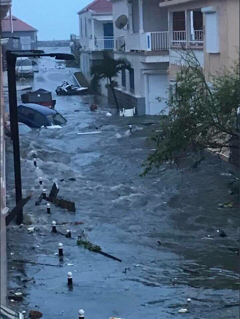 Spoušť, kterou na ostrově Svatý Martin zanechal hurikán Irma