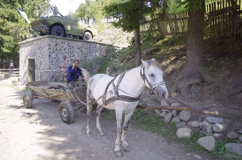 Cesta do práce v Koločavě