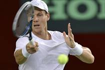 Tomáš Berdych zajistil českým tenistům postup do druhého kola Davisova poháru.