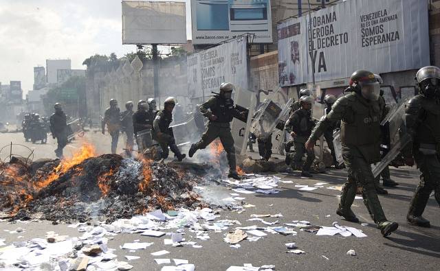 Demonstrace ve Venezuele