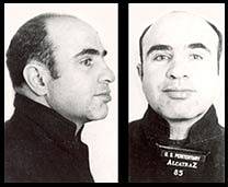 Al Capone coby vězeň v Alcatrazu