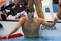 Michael Phelps vybojoval zlato v polohovém závodu na 200 metrů na olympijských hrách v Londýně.