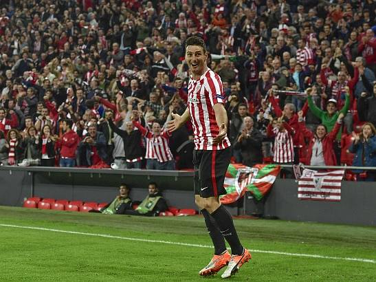 Aritz Aduriz z Bilbaa nasázel v Evropské lize Genku hned pět branek.