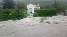 Povodně v jižní Francii