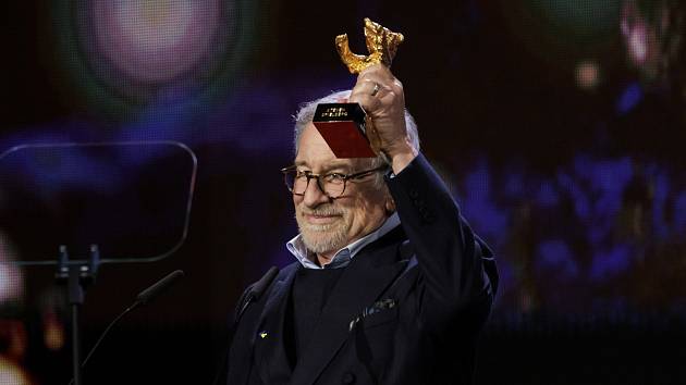 Steven Spielberg se Zlatým medvědem za celoživotní dílo