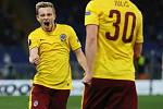 Lazio Řím - Sparta Praha: Ladislav Krejčí slaví druhý gól hostů