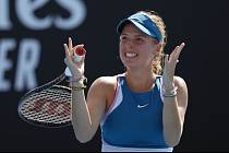 Linda Fruhvirtová slaví životní postup do osmifinále Australian Open.