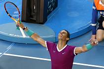 Rafael Nadal na Australian Open 2022.