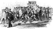 Run na banky během velké finanční paniky vypuknuvší v roce 1857
