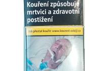 cigarety s varovným označením