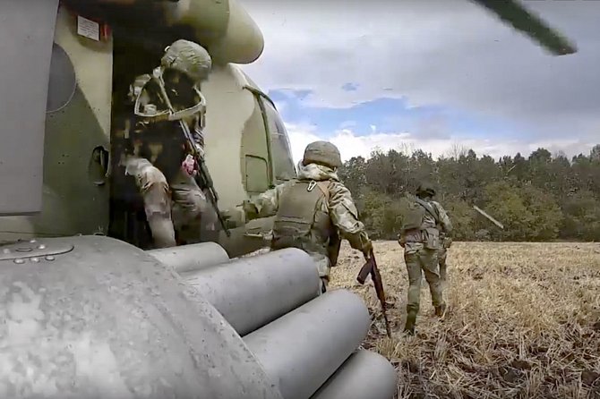 Výsadek ruských vojáků na Donbasu 30. července 2022