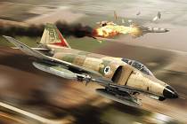 Izraelská F-4 sestřeluje MiG-21