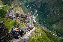 Hora Huayna Picchu není pro ty, co by se báli výšek.