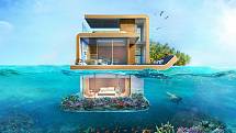 Tři patra, jedno s výhledem na uměle vytvořené souostroví, druhé na úrovni mořské hladiny, třetí pod hladinou - přes okna je z něj vidět na korálový útes. Takový luxus nabízí unikátní vily, jejichž kolonie nyní vzniká v Dubaji.
